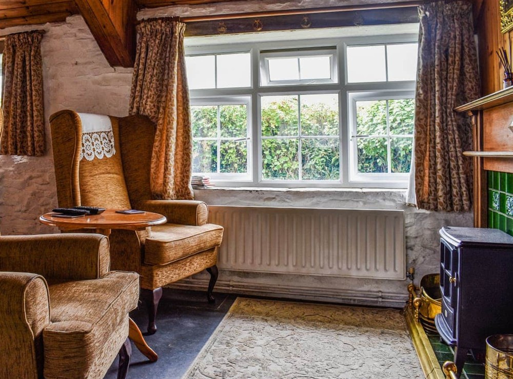 Living area at Skyber in Camelford, Cornwall