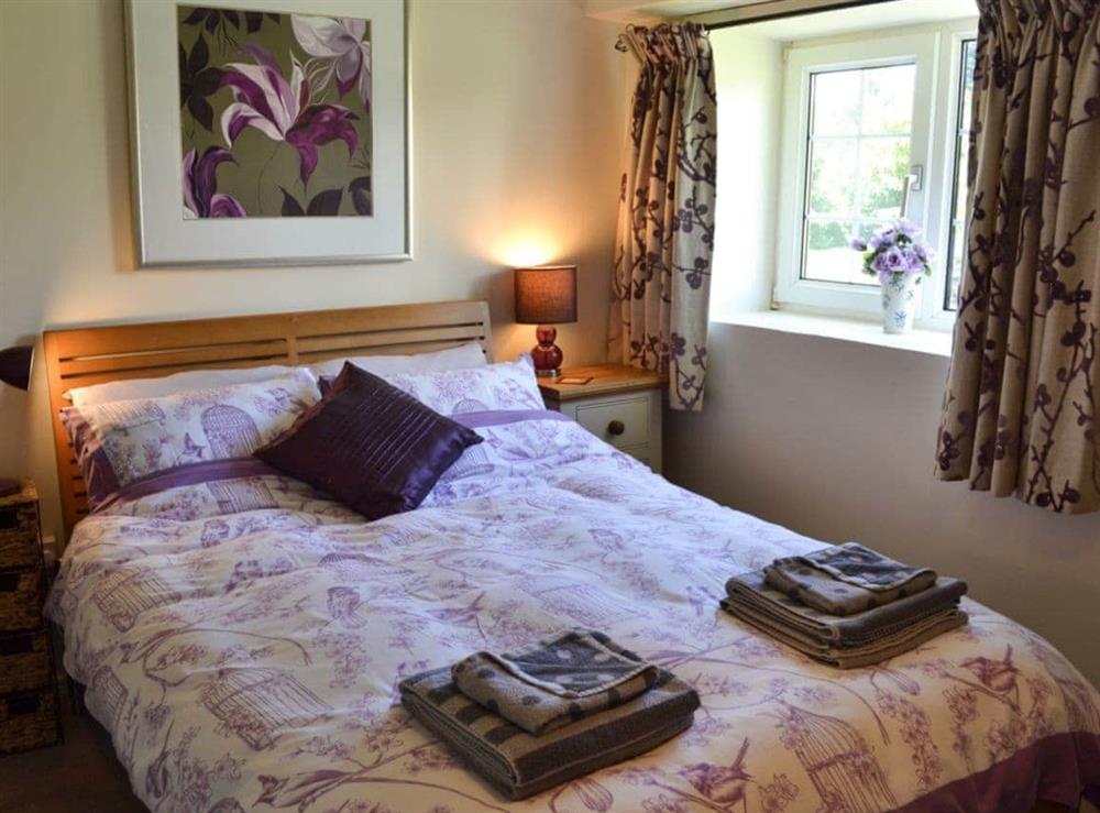 Double bedroom at Skyber Cottage in Ruan Minor, near Helston, Cornwall