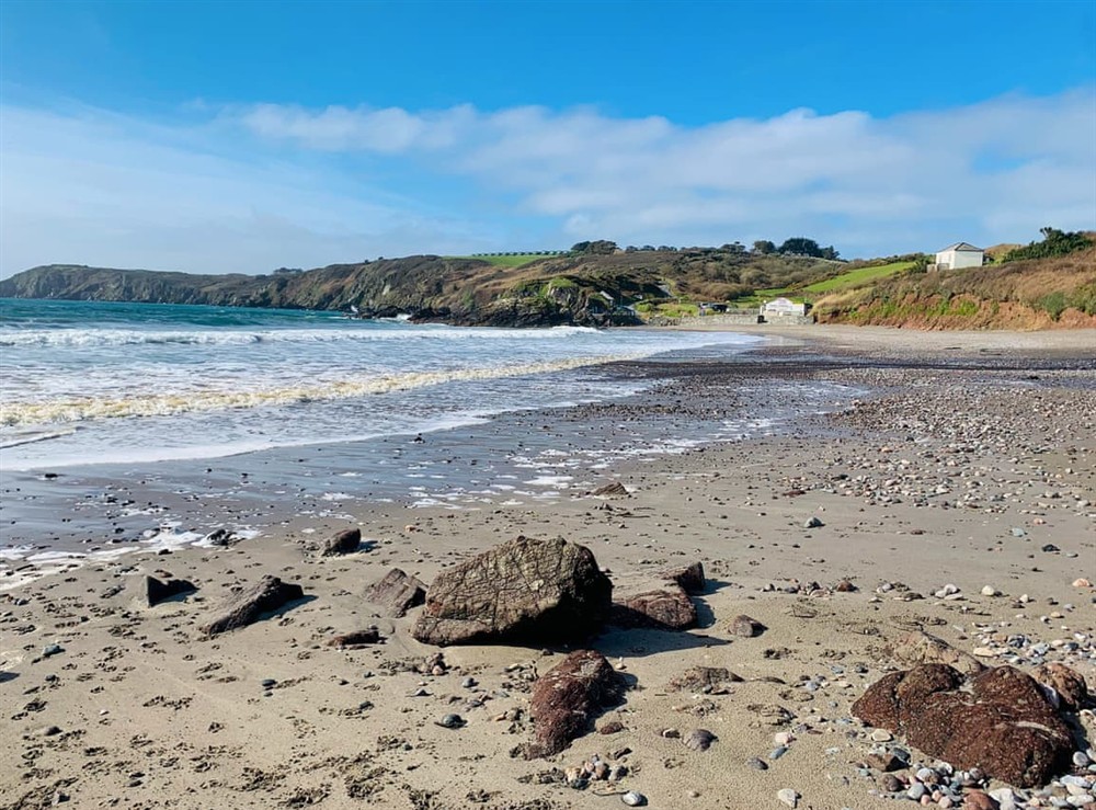 Beach at Skyber Lowen in The Lizard, Cornwall