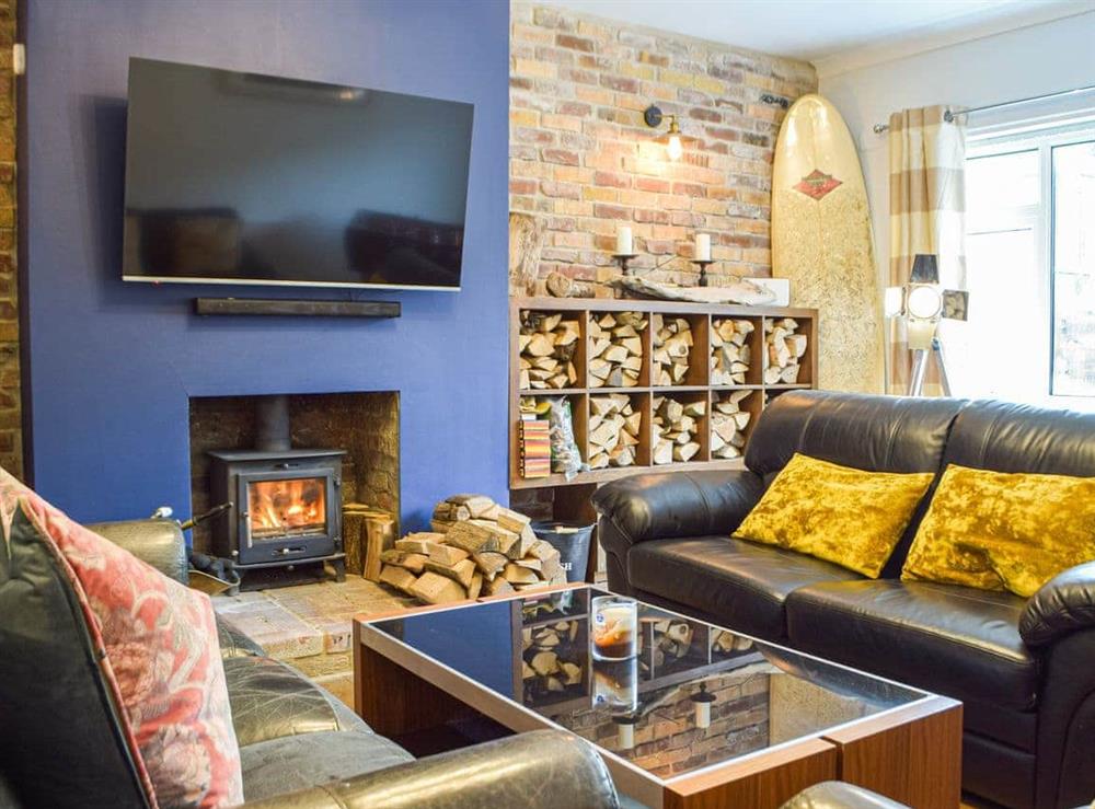 Living room at Skyline Villa in Llannon, near Llanelli, Carmarthan, Dyfed