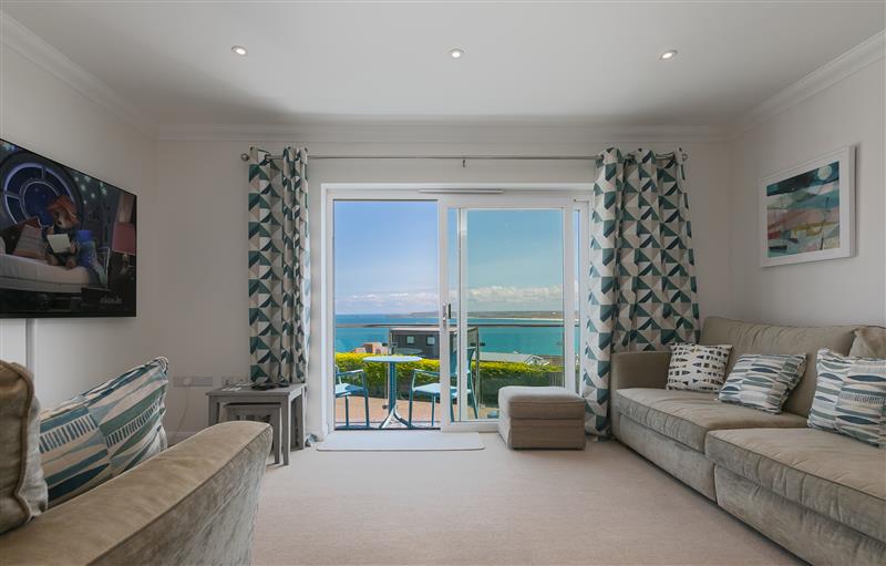Relax in the living area at Skysail, Carbis Bay