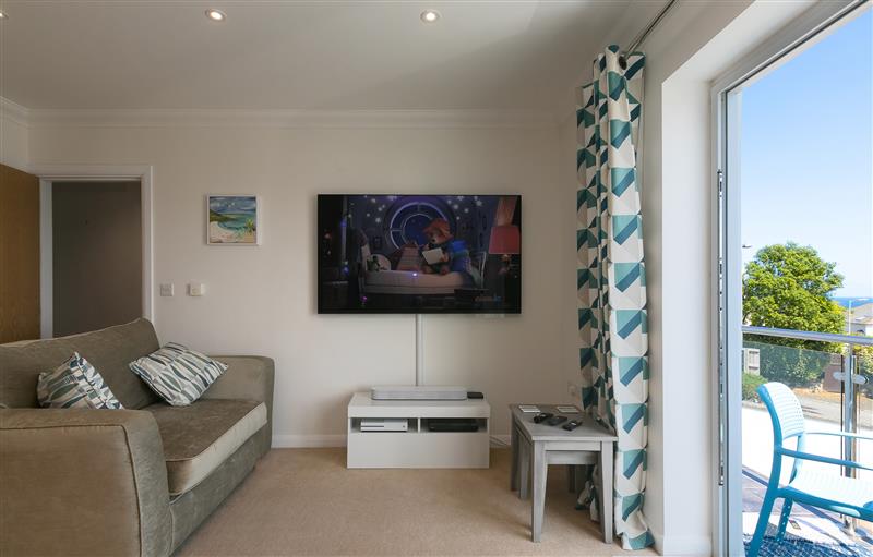 This is the living room at Skysail, Carbis Bay