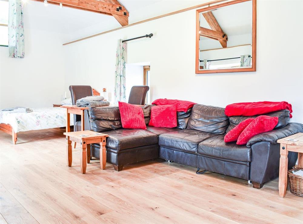 Open plan living space (photo 2) at Slade Cottage in Brayford, Devon