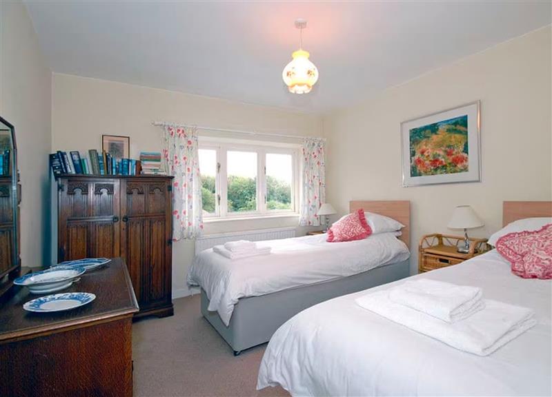 One of the 5 bedrooms at Slade Cottage, Southerndown near St Brides Major