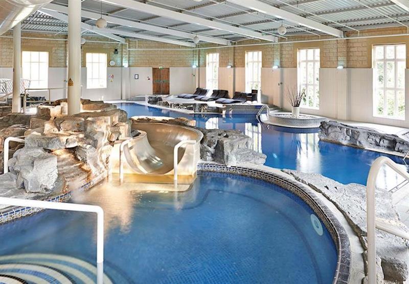Children’s indoor pool at Slaley Hall Lodges in Slaley, Nr Hexham