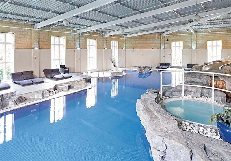 Indoor heated pool at Slaley Hall Lodges in Slaley, Nr Hexham