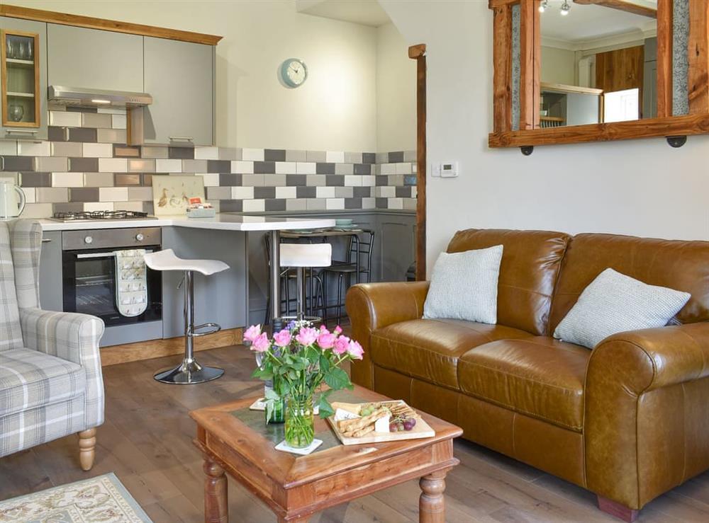 Open plan living space (photo 2) at Slant End Cottage in Linthwaite, Holmfirth, West Yorkshire