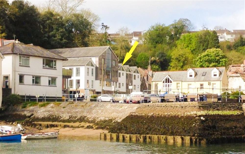 The  modern apartment in super position at Slipway in Fowey