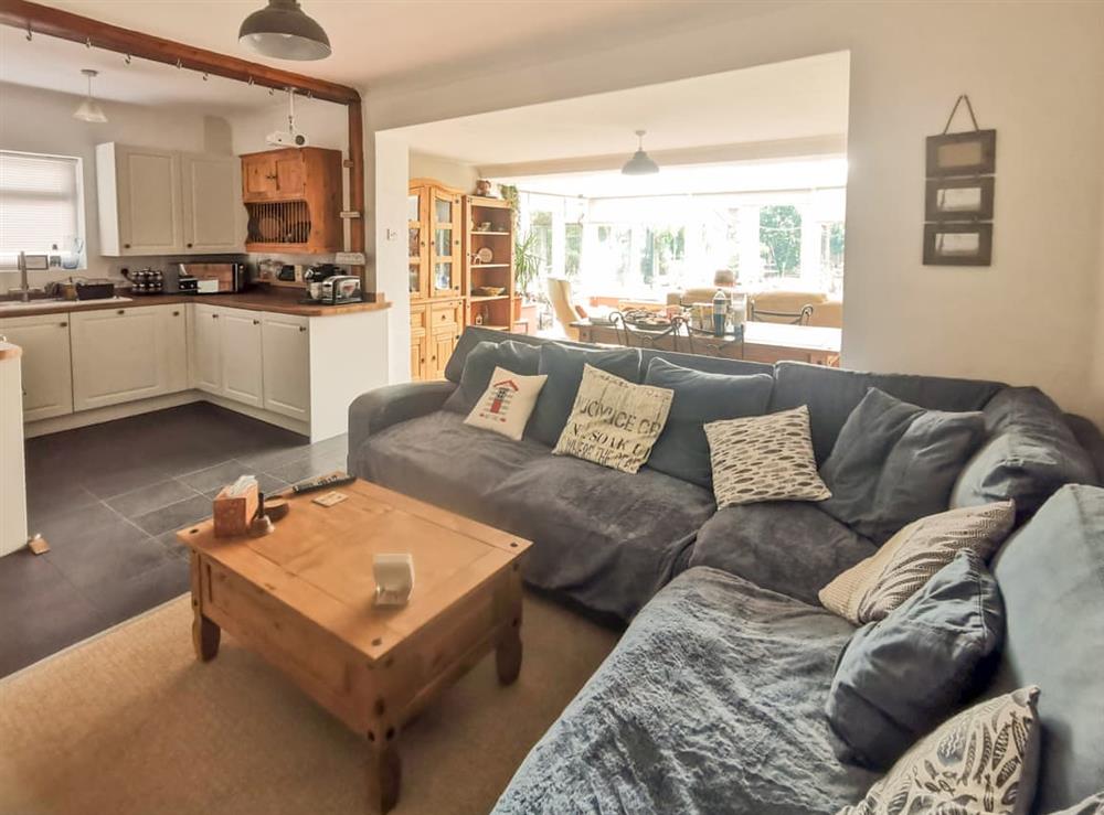 Open plan living space at Slow MOcean in Whitstable, Kent