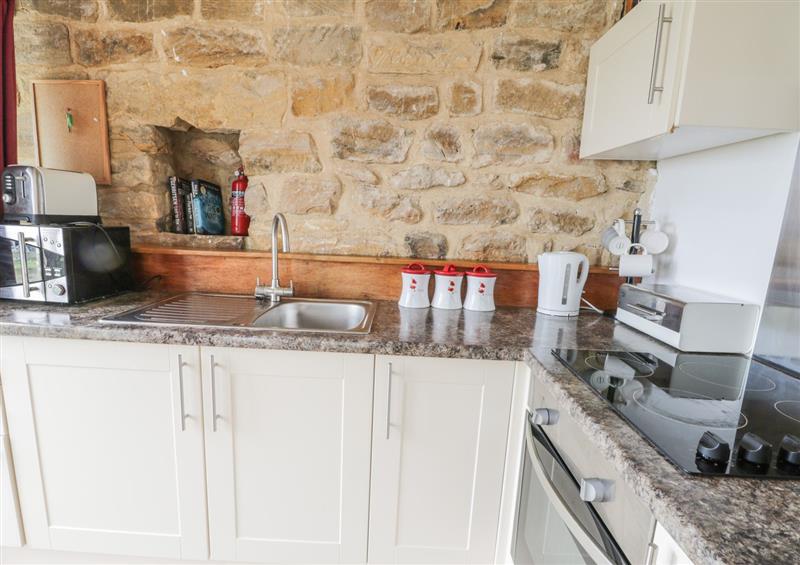 This is the kitchen at Small Barn, Borrowby near Staithes