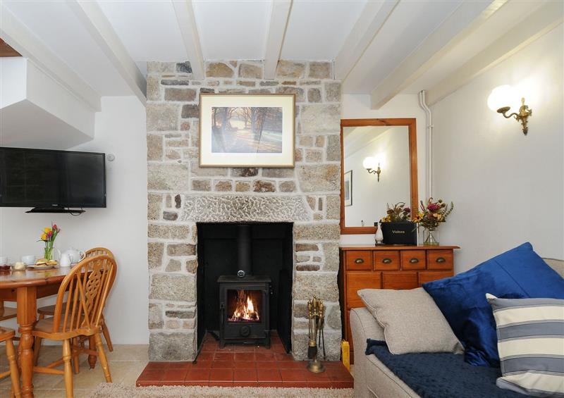 Enjoy the living room at Small Barn, Henwood near Upton Cross