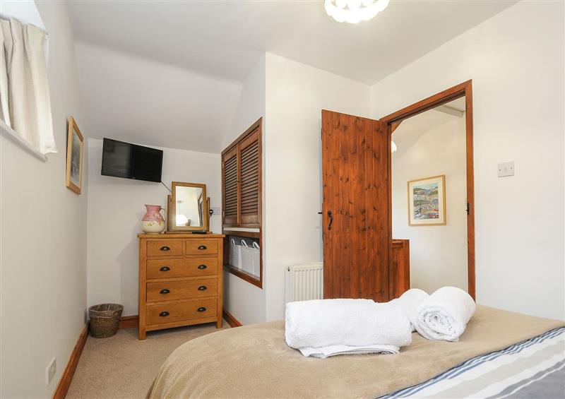 One of the 2 bedrooms at Small Barn, Henwood near Upton Cross