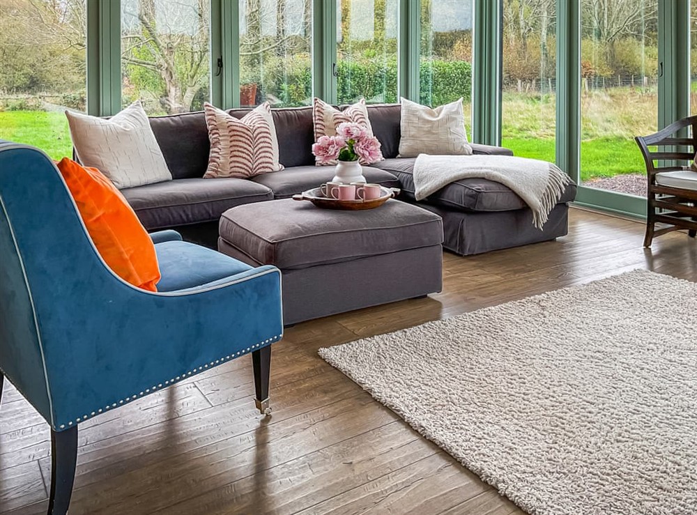 Conservatory at Smallbrook cottage in Sailsbury, Wiltshire