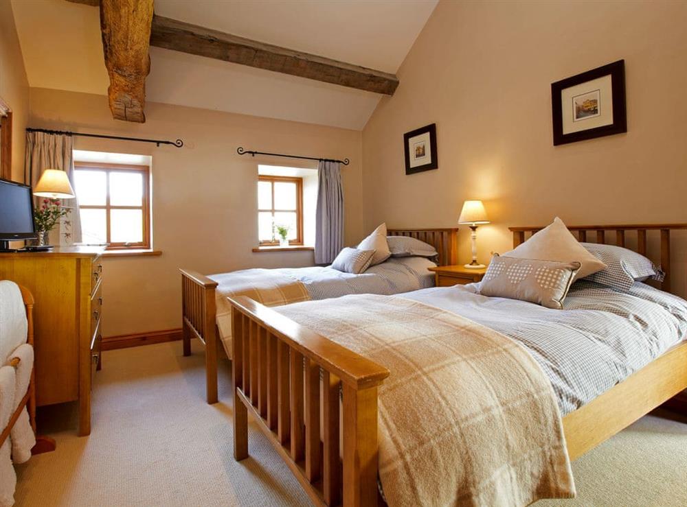 Twin bedroom at Rowan Cottage, 