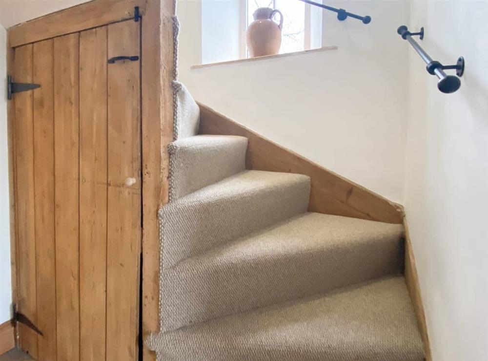 Stairs at Smardale Cottages in Kirkby Stephen, Cumbria