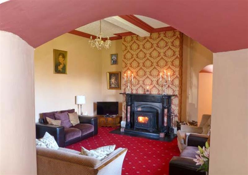 The living area at Smardale Hall, Kirkby Stephen
