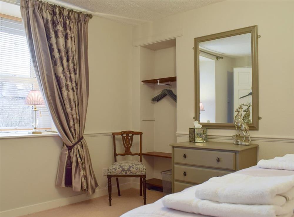 Spacious double bedroom at Smiddy Cottage in Weem, near Aberfeldy, Perthshire