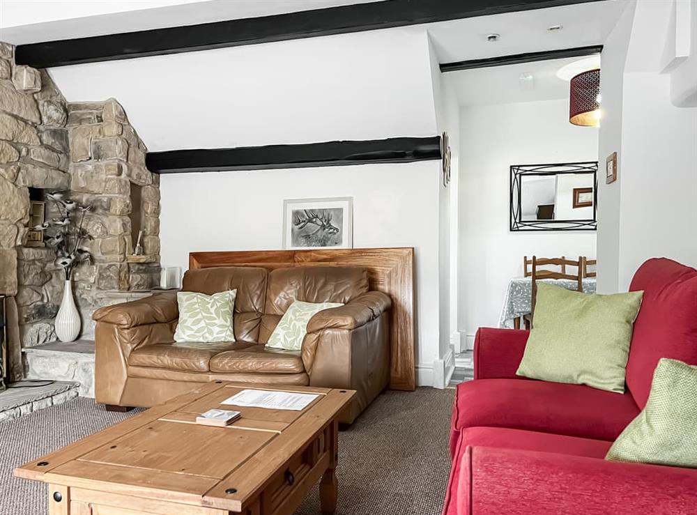 Living area at Smithy Apartment in Matlock, Derbyshire