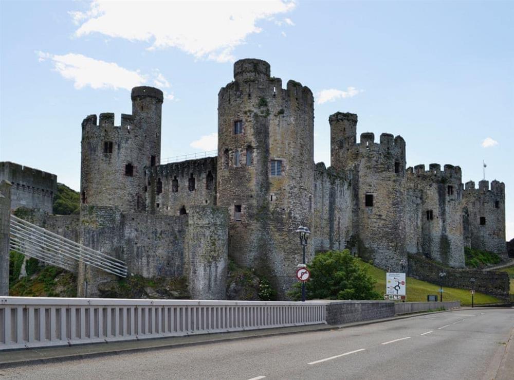 Conwy Castle at Smithy Barn in Abergele, Clwyd
