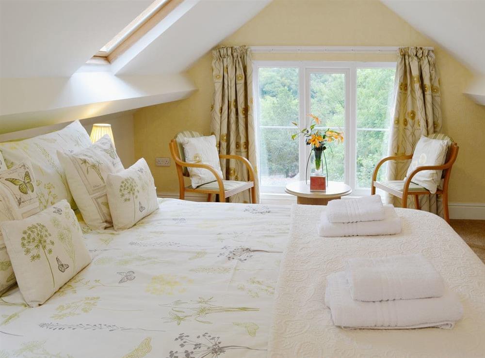 Double bedroom at Smithy Cottage in Betws-y-Coed, Gwynedd