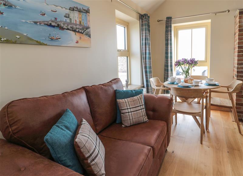 The living area at Smithy Cottage, Embleton