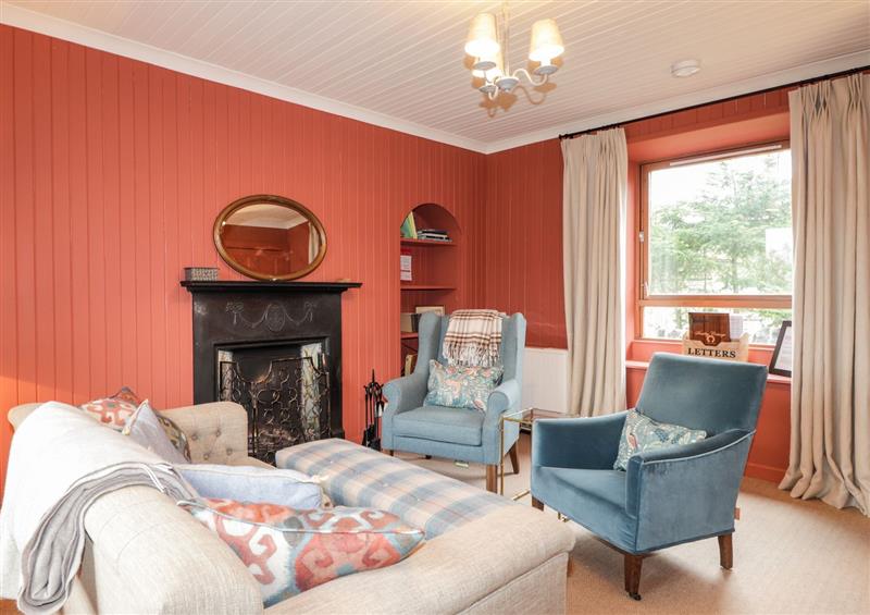 This is the living room at Smithy Cottage, Kinlochewe