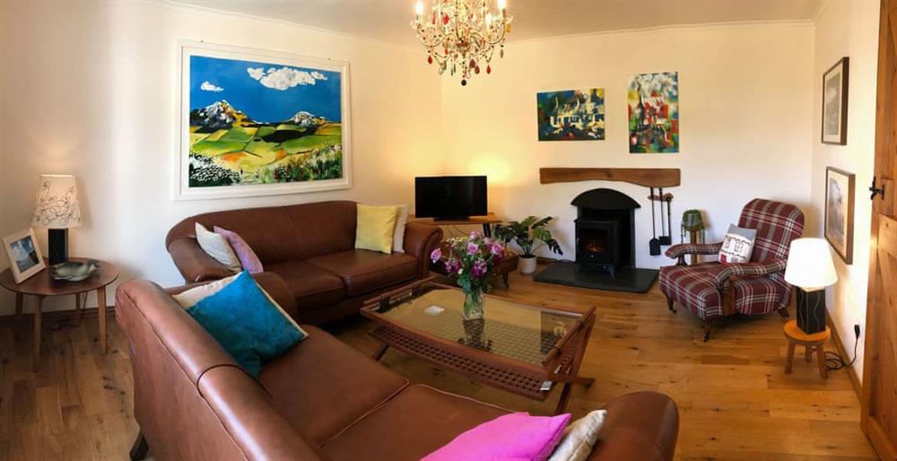 This is the living room at Smithy Cottage in near Solva , Pembrokeshire, Dyfed