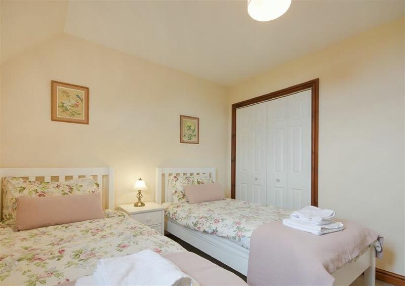One of the 3 bedrooms at Smithy Court, Craster