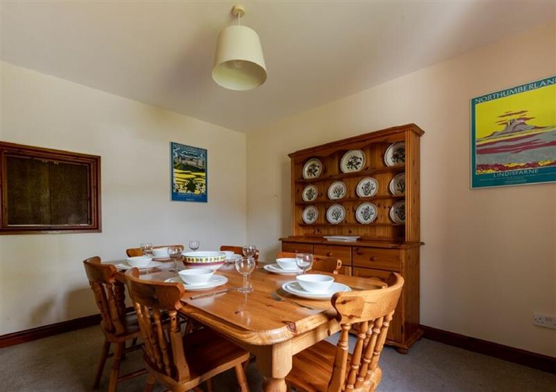 The dining area at Smithy Court, Craster