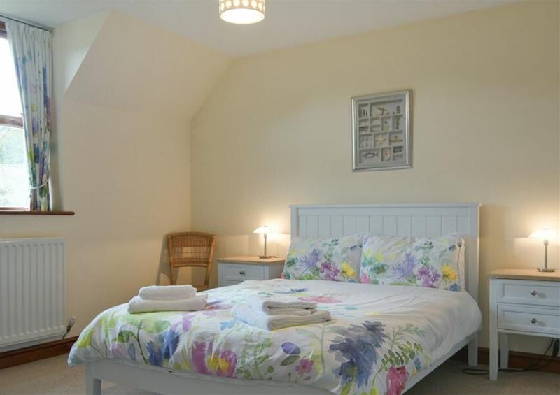 This is a bedroom at Smithy Court, Craster