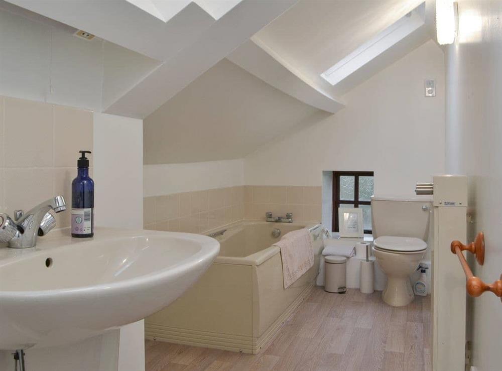 Bathroom at Smithy House in Bampton Grange, near Pooley Bridge, Cumbria