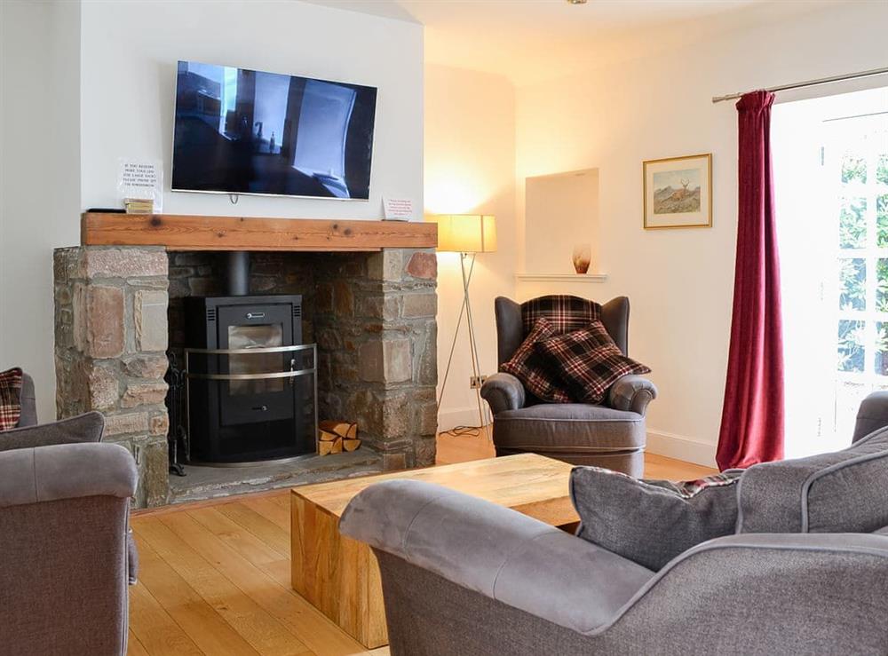 Living area at Smithy House in Guthrie, near Forfar, Angus