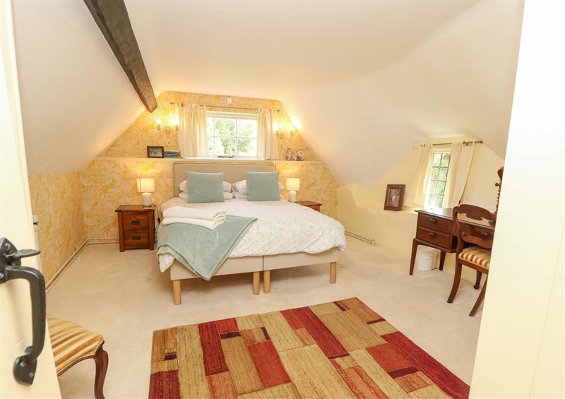 This is a bedroom at Smugglers Cottage, Barton On Sea