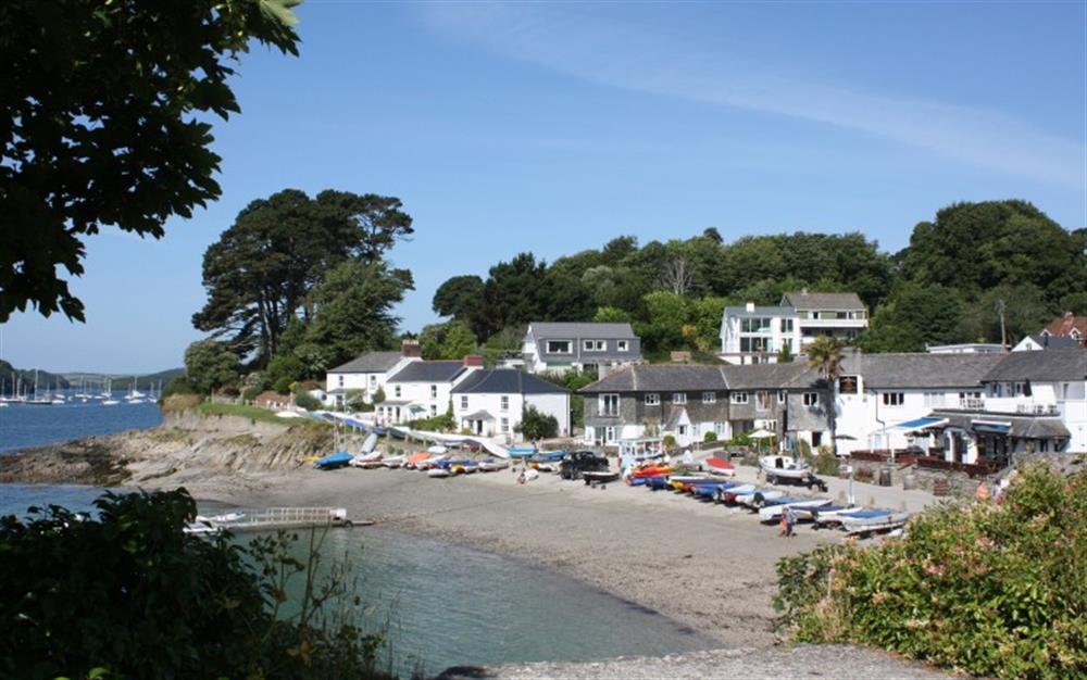 The view of Helford Passage including the Ferryboat Inn.