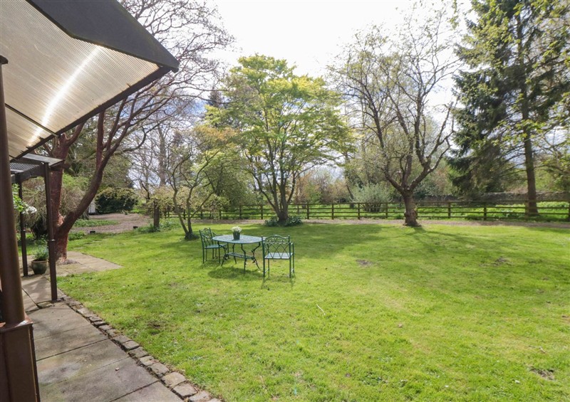 The garden in Snape Castle Garden Lodge at Snape Castle Garden Lodge, Snape near Bedale