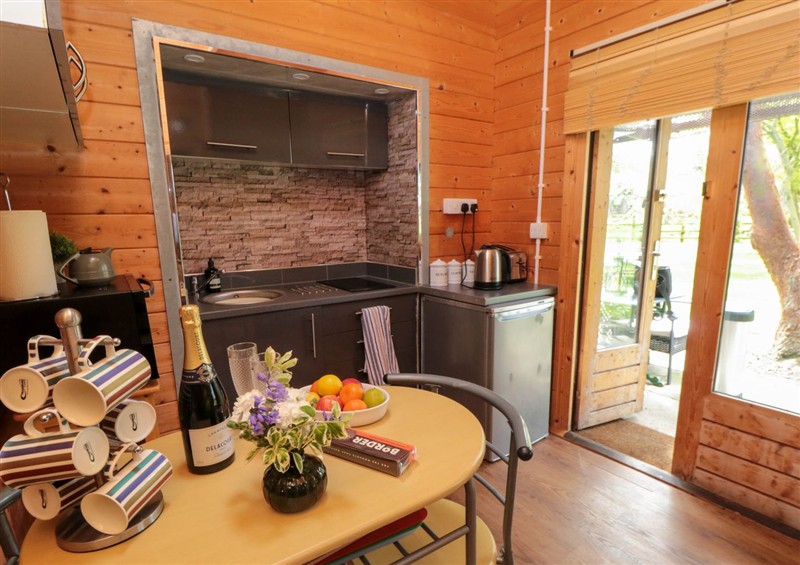 This is the kitchen at Snape Castle Garden Lodge, Snape near Bedale