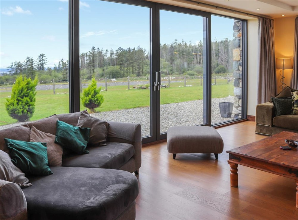 Living area at Snowdon Summit View in Nebo, near Caeranrfon, Gwynedd