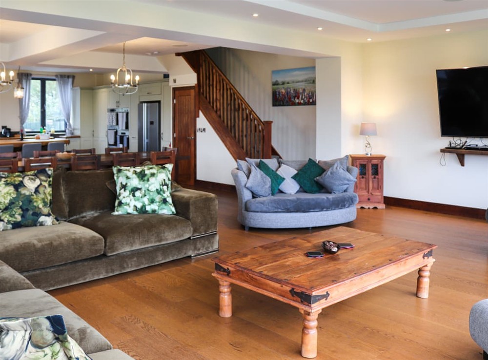 Open plan living space (photo 2) at Snowdon Summit View in Nebo, near Caeranrfon, Gwynedd
