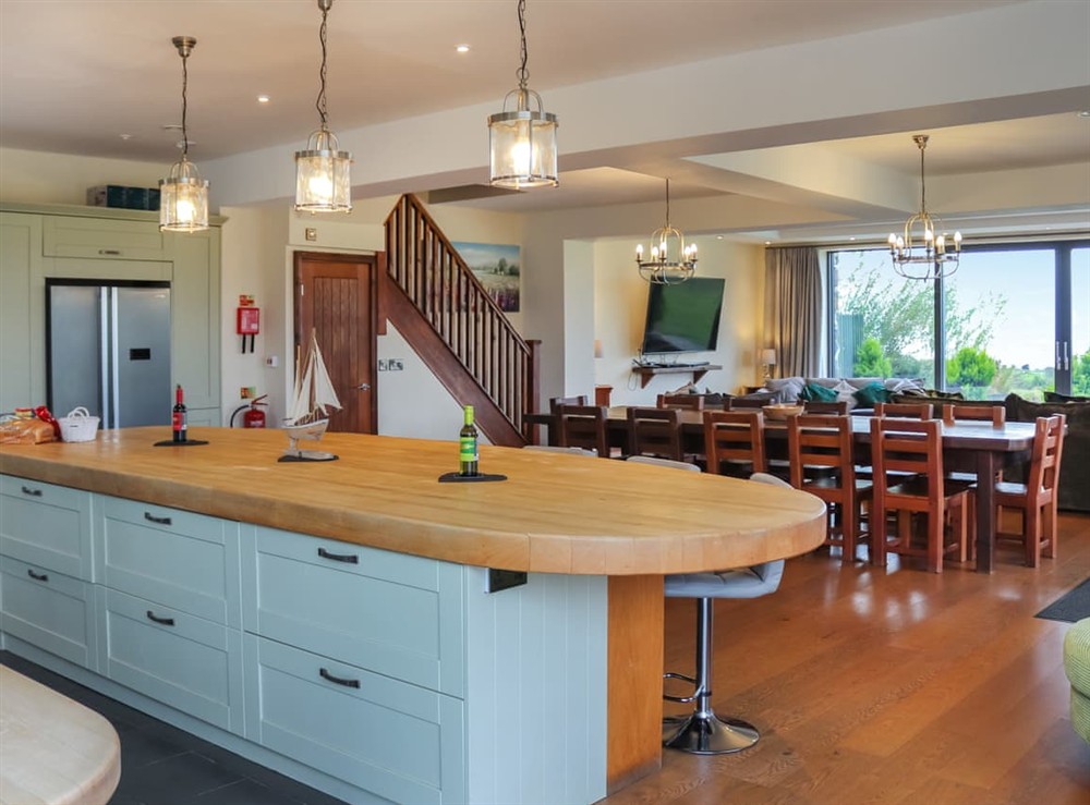 Open plan living space (photo 3) at Snowdon Summit View in Nebo, near Caeranrfon, Gwynedd