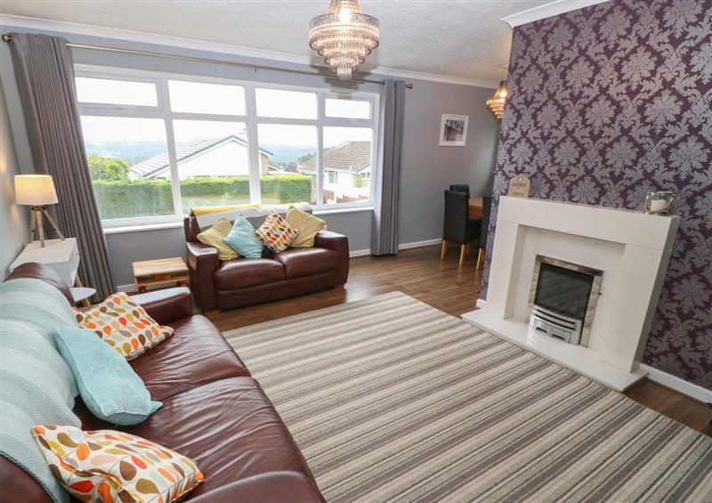 Relax in the living area at Snowdonia View at Isle of Anglesey, Menai Bridge