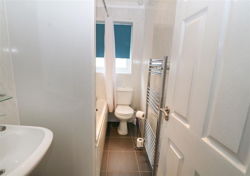 This is the bathroom at Snowdonia View at Isle of Anglesey, Menai Bridge