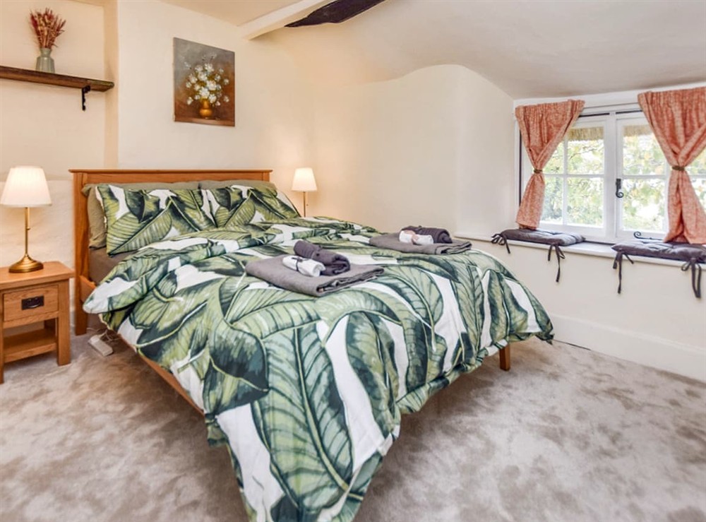 Double bedroom at Snowdrop Cottage in Jacobstowe, near Okehampton, Devon