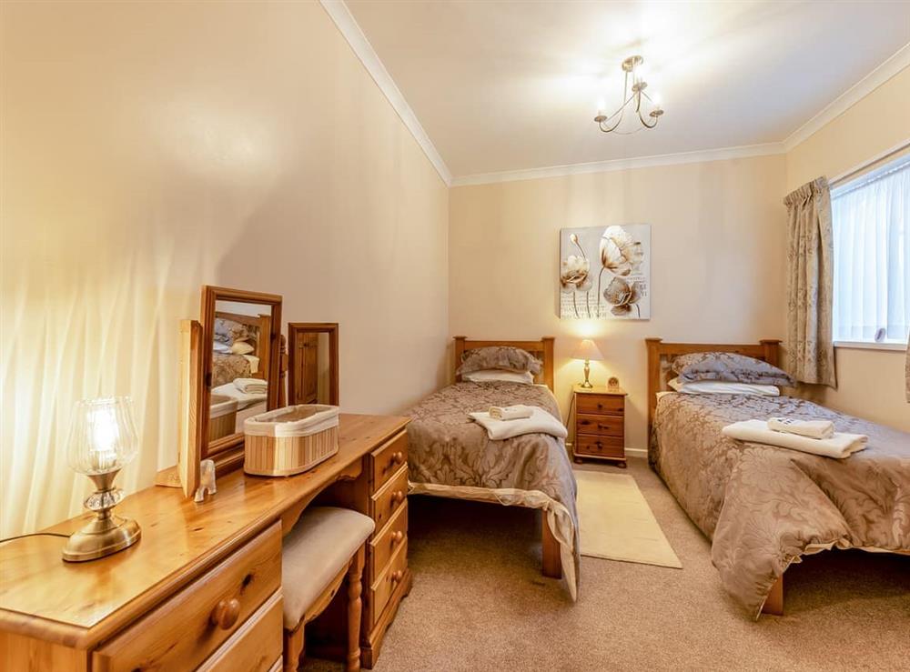 Twin bedroom at Snowdrop in Oakford, near Llanarth, Dyfed