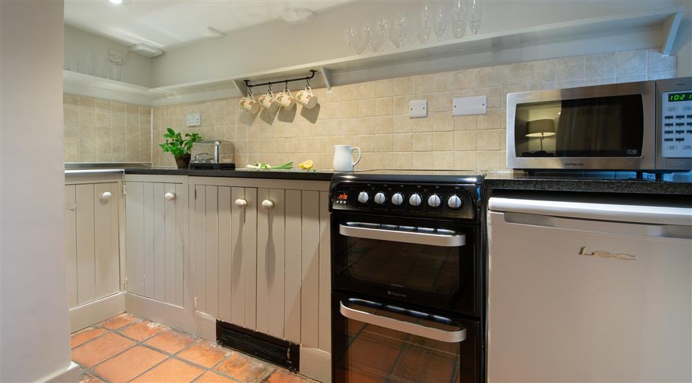The kitchen at Snowshill Honor's Cottage in Broadway, Gloucestershire