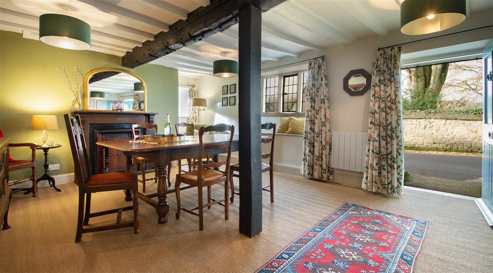 The dining room at Snowshill Manor Farmhouse in Broadway, Gloucestershire