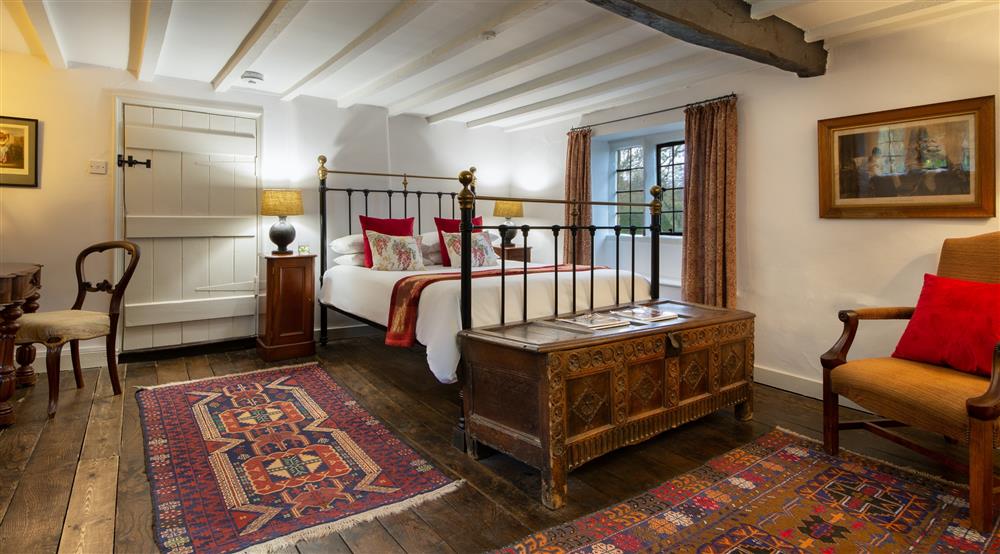 The first double bedroom at Snowshill Manor Farmhouse in Broadway, Gloucestershire