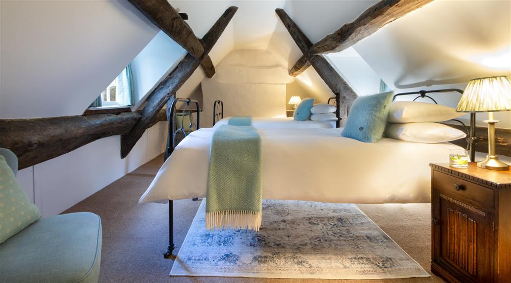 The second twin bedroom at Snowshill Manor Farmhouse in Broadway, Gloucestershire