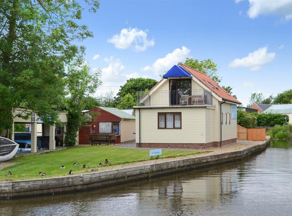 Lovely waterside detached property at Solace in Stalham Staite, near Sea Palling, Norfolk
