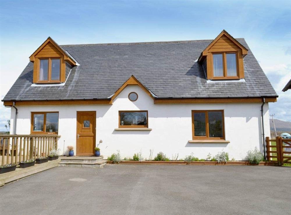 Two-storey holiday apartment which adjoins the owner’s detached house at Solas in Scullamus, near Broadford, Isle Of Skye
