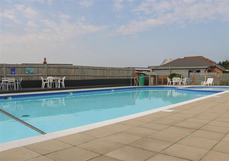 There is a swimming pool at Solent Breezes, Caravan 108, Solent Breezes Holiday Park near Warsash